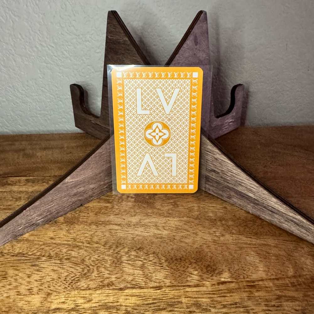 Authentic Louis Vuitton playing card